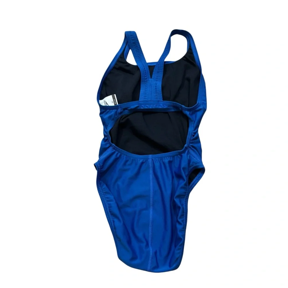 Speedo Women's ProLT Super Proback‎ Solid One Piece Swim Suit Blue Size 30